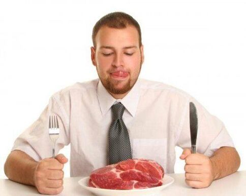 месо има позитиван ефекат на потенцију